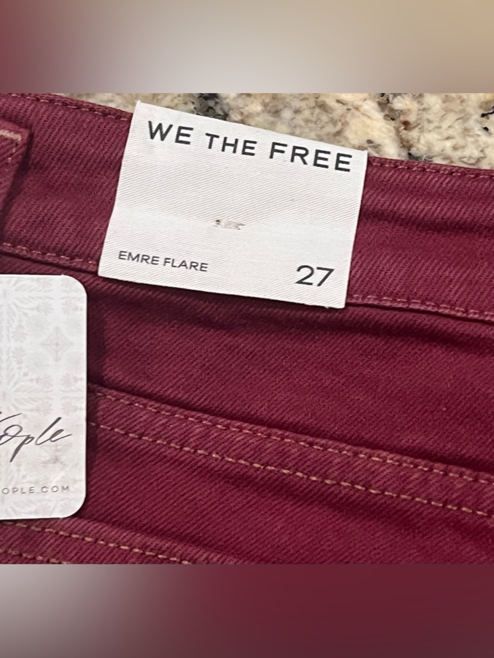 NWT Free People Emre Low Rise Flare Jeans - Picture 14 of 15
